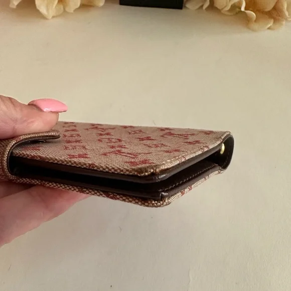 AUTH Louis Vuitton LV Diary Agenda PM Red Pink Monogram Mini Lin With Inserts! - Picture 8 of 8